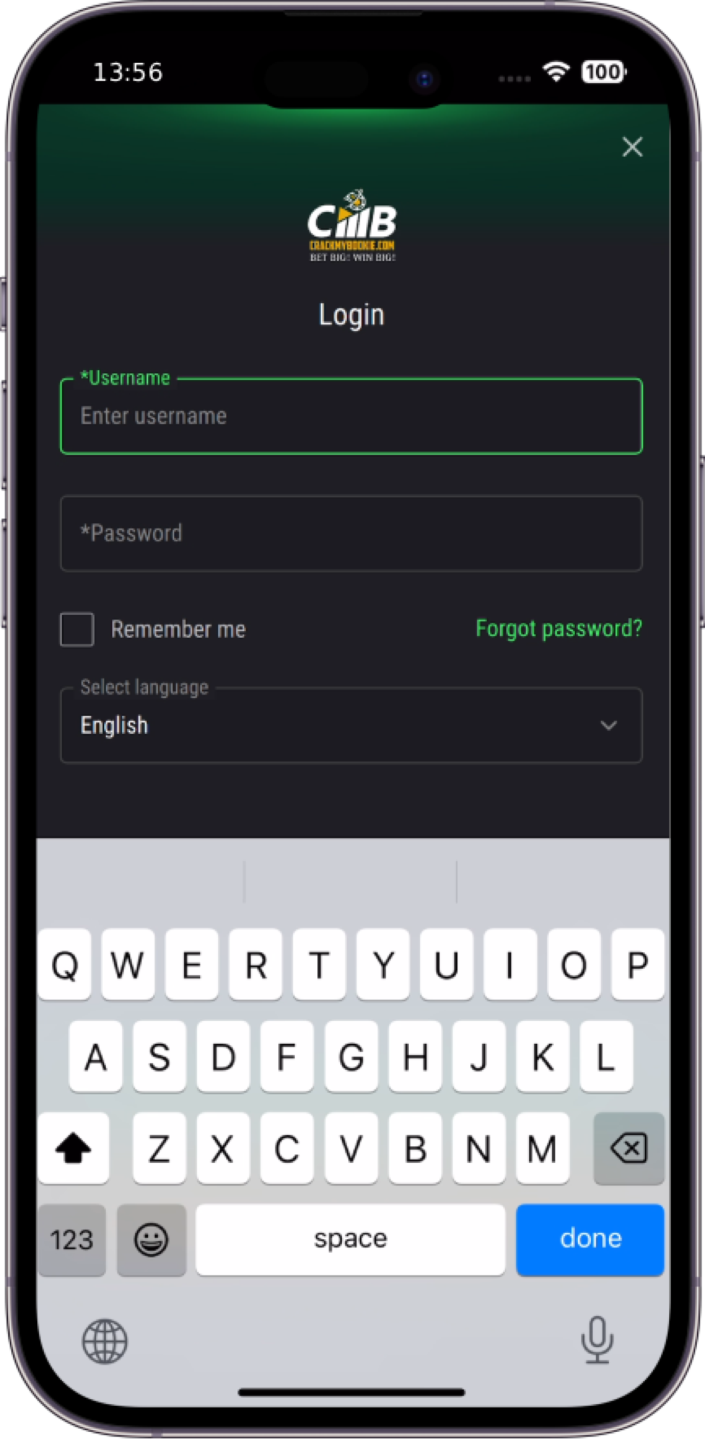 CMB App Screenshot on iPhone